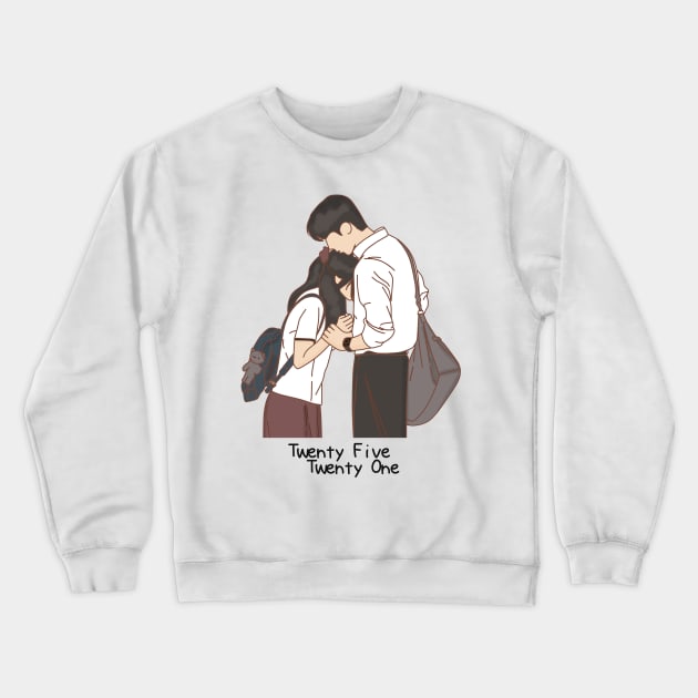 Twenty Five Twenty One Korean Drama Crewneck Sweatshirt by ArtByAzizah